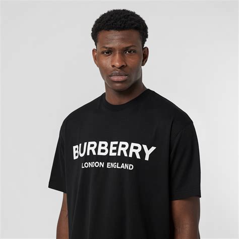 burberry trademark men's logo shirt|burberry t shirt original price.